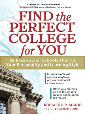 cover image of Find the Perfect College for You